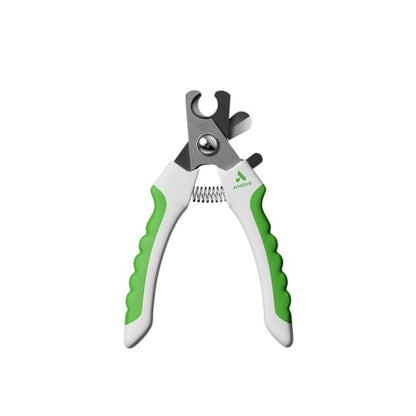 Andis 68575 Animal Nail Cutter for Small Breeds - Stainless Steel Blades with Sharp Efficiency - Designed for Repeated Use & Recommended by Pet Trainers – Medium Size & White/Green (Pack of 12) - size: Pack of 12, style: New Version