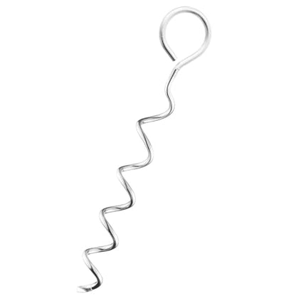 TOYANDONA Spiral Dog Ground Anchor Heavy Duty Steel Dog Tie Out Stake with Handle Portable Outdoor Pet Ground Stake for Camping and Yard Tethering