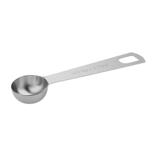 1PCS 3/4tsp (1/4tbsp, 1/8oz, 3.75ml) Single Measuring Spoon, Stainless Steel Individual Teaspoons Only - size: 3/4 tsp | 1/4 tbsp | 3.75 ml | 3.75 cc | 1/8 oz