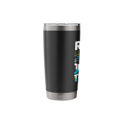 Run Weave Jump Tunnel Dog Agility Stainless Steel Insulated Tumbler - color: Black