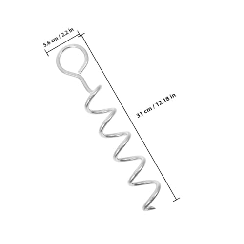 GLEAVI Dog Tie Out Stake Heavy Duty Spiral Ground Anchor Metal Stake for Large Dogs Outdoor Yard Pet Tether with Handle Sturdy Portable
