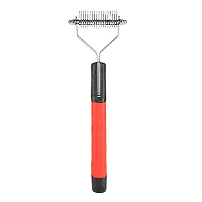Dematting Comb For Dogs, Dog Hair Mat Remover Deshedding Dog Brush Pin Grooming Deshedding Tool Stainless Steel Pet Hair Comb For Long Haired Dogs and Cats, Knot Removal (M377-10) (M337-13) (M377-18)
