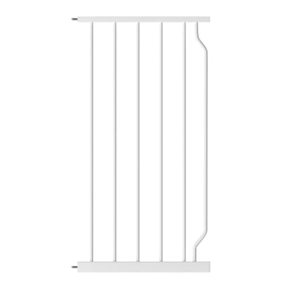 WAOWAO Baby Gate 36cm(14.25인치) 엑스트라 와이드 압력 장착 워크 스루 스윙 자동 닫힘 안전 화이트 메탈 유아 어린이 개 애완동물 강아지 계단, 출입구, 주방용 - color: 화이트., size: 14.17"/36cm