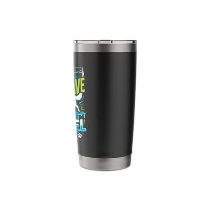 Run Weave Jump Tunnel Dog Agility Stainless Steel Insulated Tumbler - color: Black