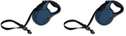 Alcott Kong Terrain Retractable Dog Leash, Medium, Blue, 16' Long (Pack of 2) - color: Blue, size: Medium 16' (Pack of 2)
