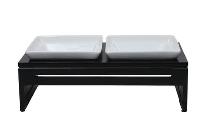 Silicute Ceramic Elevated Bowls Pets - The Pawsh Bowl - Dining for Discerning Dogs