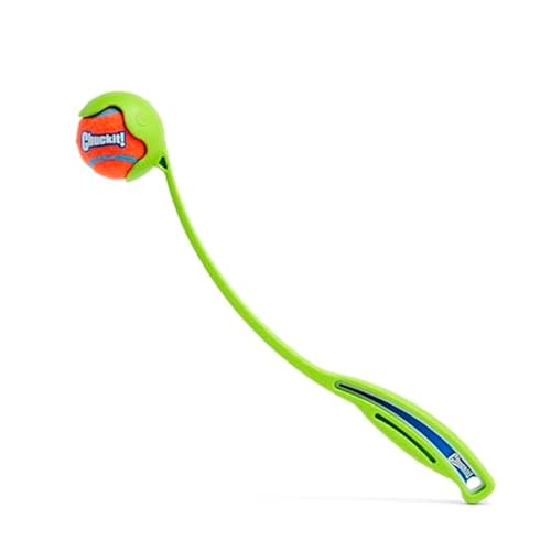 Chuckit! Sport 14S Ball Launcher for Small Dogs, 14-Inch Manual Thrower with 2-Inch Ball, Fits Dogs up to 20 lbs