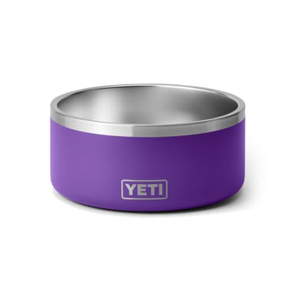 YETI Boomer 8, Stainless Steel, Non-Slip Dog Bowl, Holds 64 Ounces - color: Pace Purple