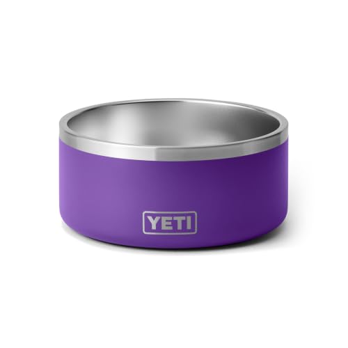 YETI Boomer 8, Stainless Steel, Non-Slip Dog Bowl, Holds 64 Ounces - color: Pace Purple