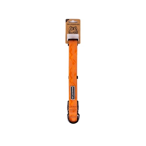 Wilderdog Waterproof Dog Collar - Repels Water & Dirt - Large 17"-24" - Terracotta - color: Terracotta, size: Large