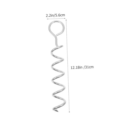 Abaodam 2Pcs Heavy Duty Dog Ground Anchor Portable Tie Out Stake for Outdoor Use for Camping Hiking and Dog Training Stable and Easy to Install Holds Strong Wind