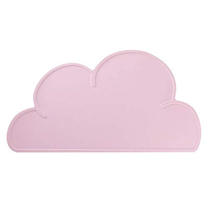 Love Dream Silicone Pet Feeding Food Mat with Raised Edge, Anti-Slip Waterproof Pet Bowl Mat Placemat for Dog and Cat (Pink) - color: Pink
