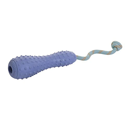 Ruffwear, Gourdo Natural Rubber Throw Toy for Dogs with Rope Handle, Heliotrope Purple, Large - color: Heliotrope Purple, size: Large