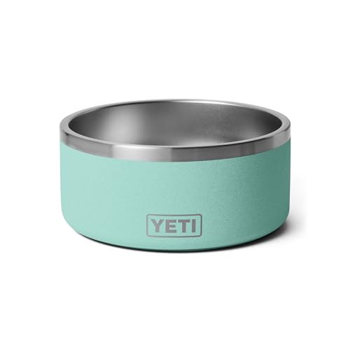 YETI Boomer 8, Stainless Steel, Non-Slip Dog Bowl, Holds 64 Ounces - color: Sea Stone-Textured