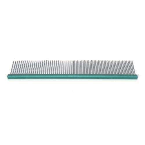 Greyhound Comb For Dogs, Metal Dog Comb Dog Combs with Rounded Ends Dog Comb Cat Comb For Removing and Knots Grooming Tool For Long Short Haired Dog (Green 13cm/5.1in) - size: Green 13cm/5.1in