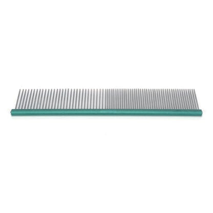 Greyhound Comb For Dogs, Metal Dog Comb Dog Combs with Rounded Ends Dog Comb Cat Comb For Removing and Knots Grooming Tool For Long Short Haired Dog (Green 13cm/5.1in) - size: Green 13cm/5.1in