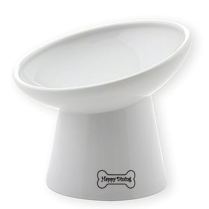 Necoichi Raised Dog Food Bowl, Elevated, for Dogs and Cats, Pets Feeding Feeder Non-Slip for Small Dogs Dishwasher and Microwave Safe, No.1 Seller in Japan! (Dog, Extra Wide Tilted) - size: Extra Wide (Pack of 1)