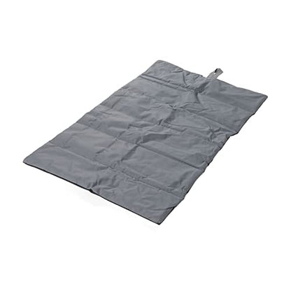 Portable Pet Mat Foldable Rollup Pet Camping Bed Outdoor Travel Gray 600D Oxford Cloth 41.73x24.80in