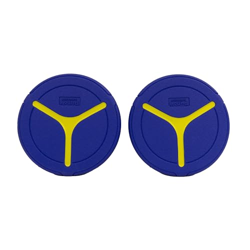 Outward Hound FlyFetch Disc Dog Toy, Durable Rubber, Stand-Alone or Replacement Discs for Launcher, 5", 2-Pack - color: Replacement Disc Purple