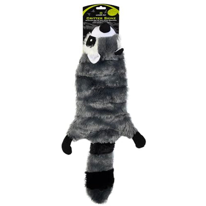 Hyper Pet Critter Skinz Super Squeaker Raccoon Stuffing Free Plush Soft Dog Toy, Extra Large, Pack of 1 - size: X-Large Raccoon, style: Raccoon