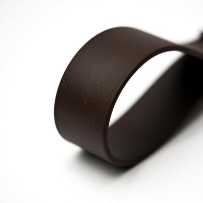 Buckleguy.com BioThane®, Beta, Leather Weight - color: Brown, size: W: 1-1/4" and L: 100 Foot Roll