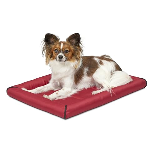 MidWest Homes for Pets Ultra-Rugged MAXX Dog Bed, Water Repellant, Easy Wipe Clean, Super Durable, Fits 24-inch Dog Crates, Red, 23L x 18W x 3H inches - color: Red, size: 24 Inch