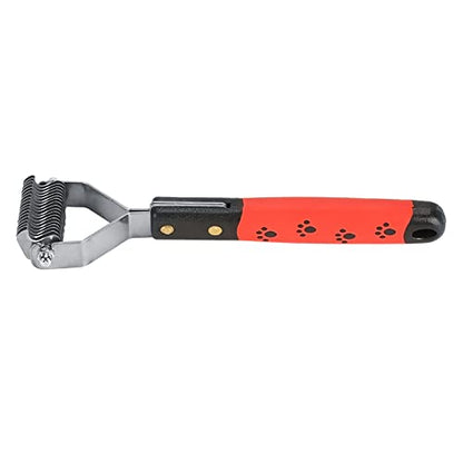 Dematting Comb For Dogs, Dog Hair Mat Remover Deshedding Dog Brush Pin Grooming Deshedding Tool Stainless Steel Pet Hair Comb For Long Haired Dogs and Cats, Knot Removal (M377-10) (M337-13) (M377-18)