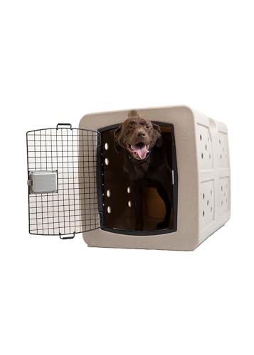 dakota283 G3 Framed Door Kennel - Large - Sandstone - color: Sandstone, size: Large