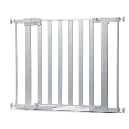 Safety 1st Walk Through Baby Gate with Door, Adjustable Pressure Mount Lift, Dog Gates, Fits 29"-38" Wide, 1-Pack, Silver - color: Silver, size: 1-Pack