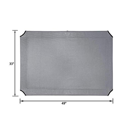 Veehoo Dog Bed Cover for CWC1803-XL - color: Silver Gray, size: 49.0"L x 33.0"W x 0.2"Th