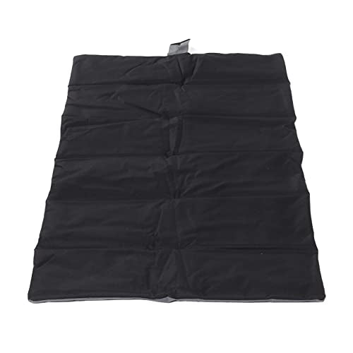 Portable Pet Mat, Foldable Rollup Pet Camping Bed, Easy to Clean and Store, Ideal for Outdoor Travel, Made of Sturdy 600D Oxford Cloth, Gray