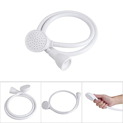 Pet Shower Spray Head,Handheld Hose Faucet Hose Push On Bath Tub Sink Attachment Washing Hair Hairdresser Kit(Single head)