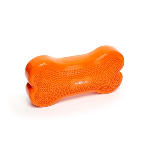 FitPAWS® K9FITbone® - Regular, Orange | Dog Balance Training Platform & Exercise Equipment | Workout Tool for Strength, Core & Stability - color: Orange
