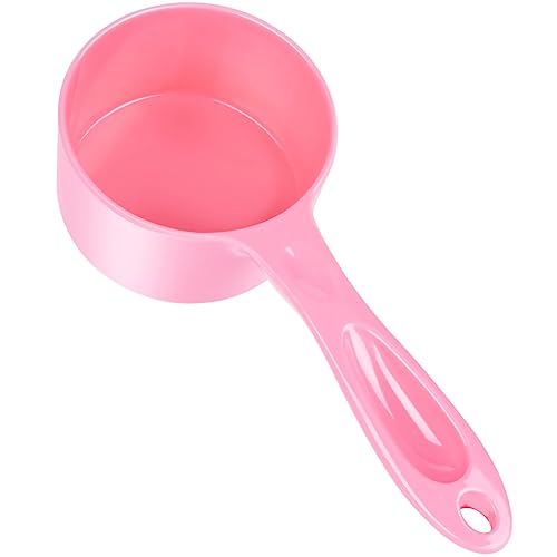 Super Design 1 Cup Dog Food Scoop for Container Melamine Measuring Scoop for Dogs Cats Birds and Rabbits Pet Food Feeding Scoop Dishwasher Safe - Baby Pink - color: Baby Pink 1 Cup
