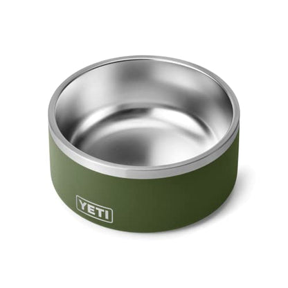 YETI Boomer 8, Stainless Steel, Non-Slip Dog Bowl, Holds 64 Ounces - color: Highlands Olive