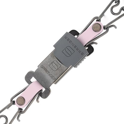 Herm Sprenger Black Stainless Steel Dog Collar with Quick Release ClicLock Buckle and Biothane Insert Training Collar Made in Germany (Pastel Purple, 16in x 2.25mm(Neck Size up to 13-14in)) - color: Pastel Purple, size: 16in x 2.25mm(neck size up to 13-14