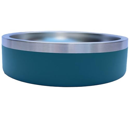 Custom Dog Bowl with Paws and Name - Engraved, Nonslip, Personalized, Custom Cat Bowl, 304 Stainless Steel, Feeding, Pet Supplies (Teal, Small -18oz) - color: Teal, size: Small -18oz