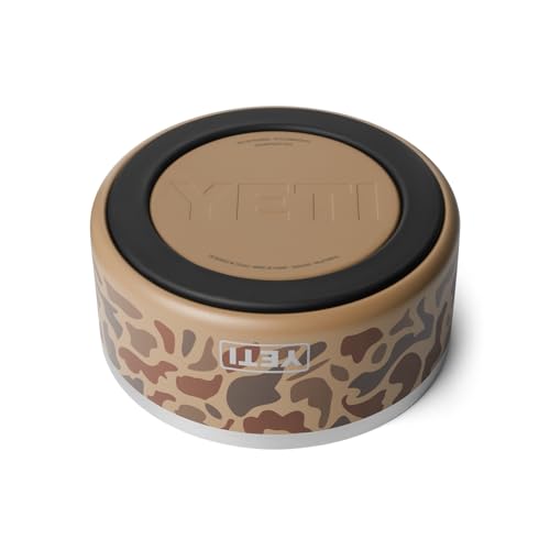YETI Boomer 8, Stainless Steel, Non-Slip Dog Bowl, Holds 64 Ounces - color: Wetlands Camo