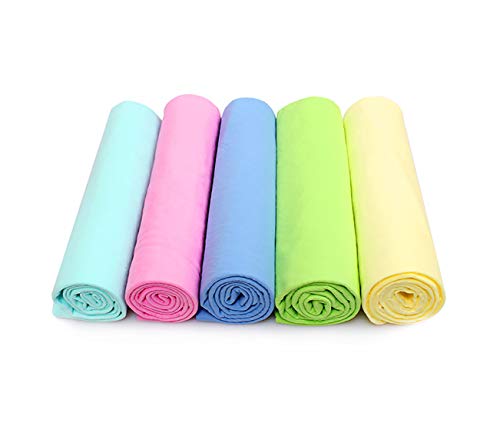 GabeFish Super Absorbent Shammy Dog Towels Quick Dry Eco-Friendly Soft Multifunctional Pets Cats Towel Packs Large 3PC - size: Large/3 Packs