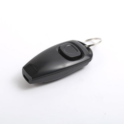 2 in 1 Pet Whiste Training Clicker with Wrist Strap, Suitable for Dog, Cat, Bird or Other Pets(Black) - color: Black