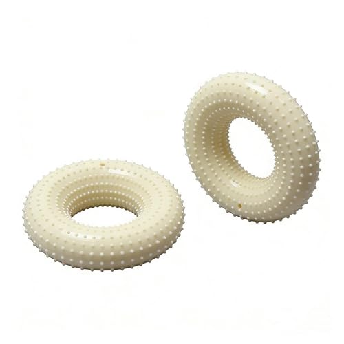Thermoplastic Rubber Chew Ring, 10cm, Calming Pet Toy, Textured, Boredom Relief Tool, Wellness Support, Exercise, Training, Daily Activity Use