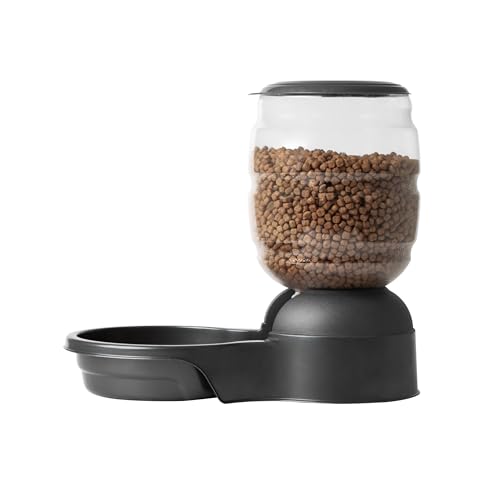 Petmate® Replendish® Automatic Dog Feeder Gravity Pet Treat Dispenser with Microban Antimicrobial Protection, Wide Mouth Bowl, 100% BPA Free - 5 lb - size: Medium
