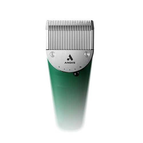 Andis 79085 Vida 5-in-1 Cordless Adjustable Blade Pet Hair Clipper, 11-Piece Kit, Non-Slip Design, Slim Profile, Versitile Fit, Grooming, Green - color: Green