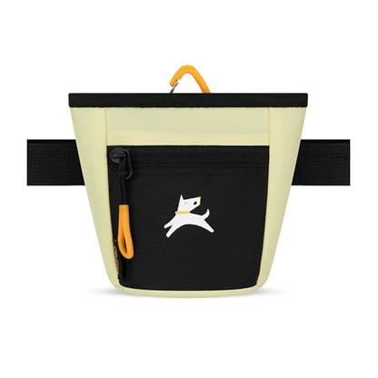 OllyDog, Goodie Treat Bag, Dog Treat Training Pouch | Magnetic Closure | 3 Ways to Wear | Hands-Free Waist Belt | Water-Resistant Recycled Vegan Fabric (Sol) - color: Sol