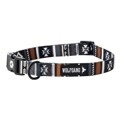 Wolfgang Heavy Duty, Adjustable Dog Collar with Quick Release Nylon Buckle for Walking & Training, NewMoon Print, Small - color: NewMoon Print, size: Small (5/8 Inch x 8-12 Inch)