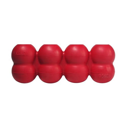 KONG Goodie Ribbon - Stuffable Natural Rubber Dog Toy - with Four Fillable Goodie Grippers for Enrichment Play - Bone-Shaped Chew Toy - for Small Dogs - size: Small (Pack of 1)