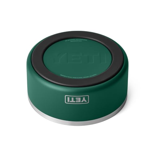 YETI Boomer 8, Stainless Steel, Non-Slip Dog Bowl, Holds 64 Ounces - color: Black Forest Green