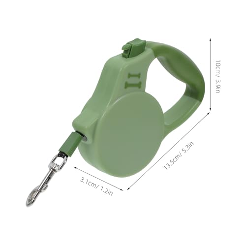 VICASKY Retractable Dog Leash with Brake Lock System, 3 Meter Telescopic Nylon Tape Leash for Small to Medium Dogs, Outdoor Reflective Pet Traction Rope for Walking Corgis