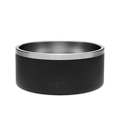 YETI Boomer 8, Stainless Steel, Non-Slip Dog Bowl, Holds 64 Ounces - color: Black