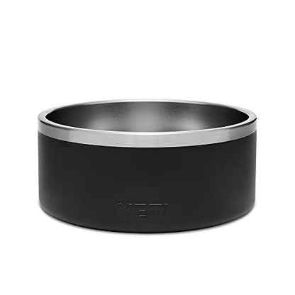 YETI Boomer 8, Stainless Steel, Non-Slip Dog Bowl, Holds 64 Ounces - color: Black